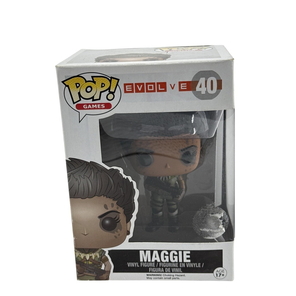 Funko‎ Pop Games Evolve Maggie #40 Vinyl Figure Standard Brown Boxed Collectible
